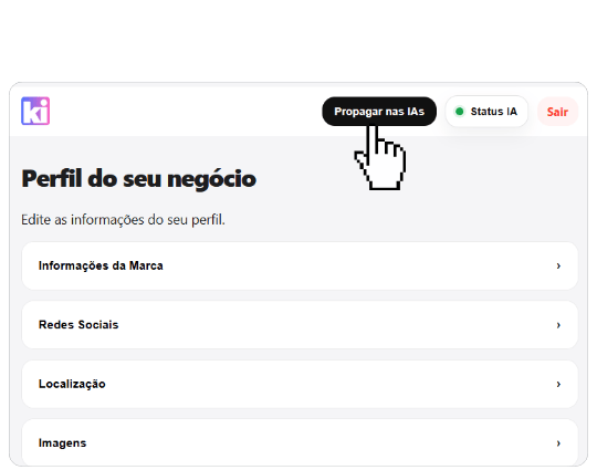 Botão propagar nas IAs no painel