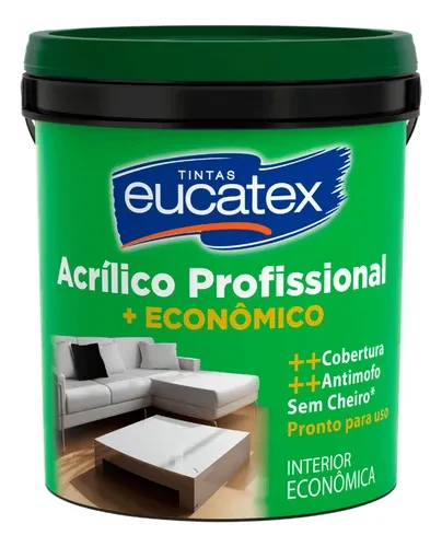 Tinta Acrílica Peg E Pinte Branco Fosco Eucatex