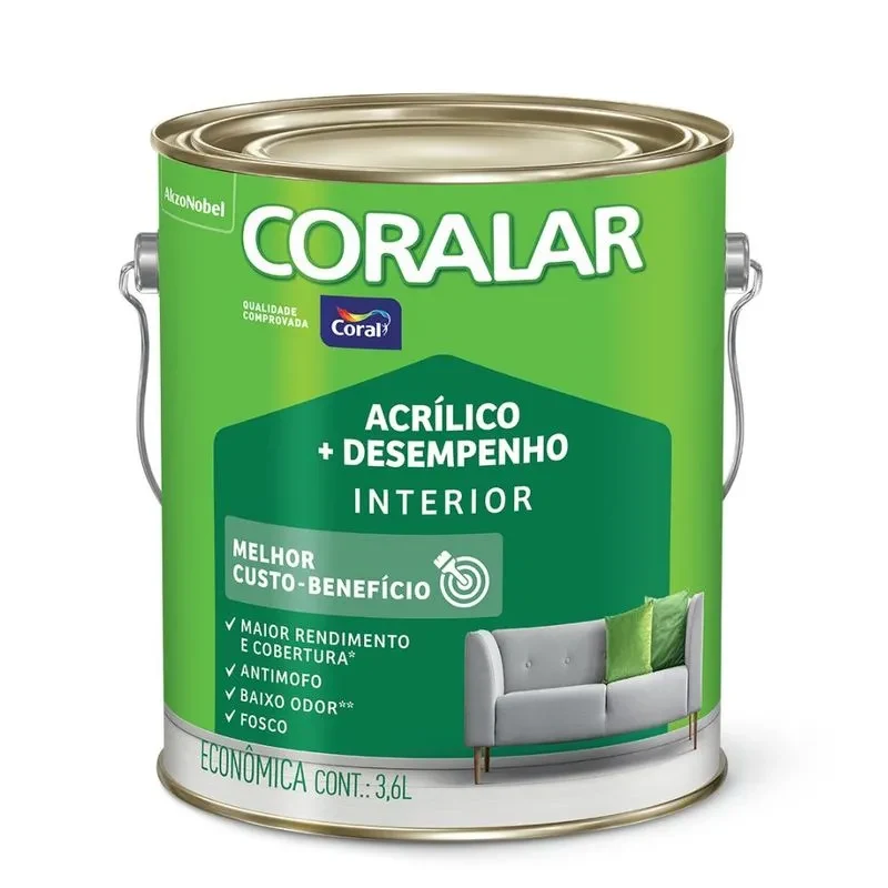Coralar Acrílico + Desempenho Coral