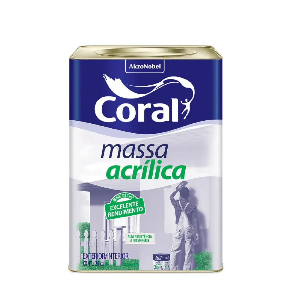 Massa Acrílica Coral